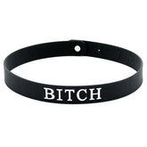 Black Silicone Bitch Collar > Bondage Gear > Collars